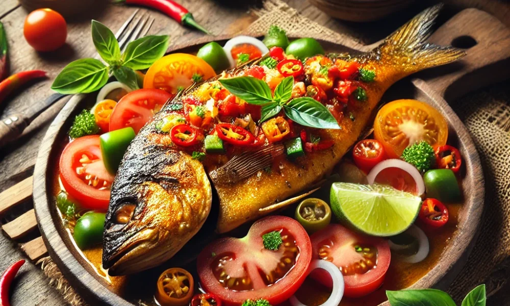 makanan ikan laut pedas murah