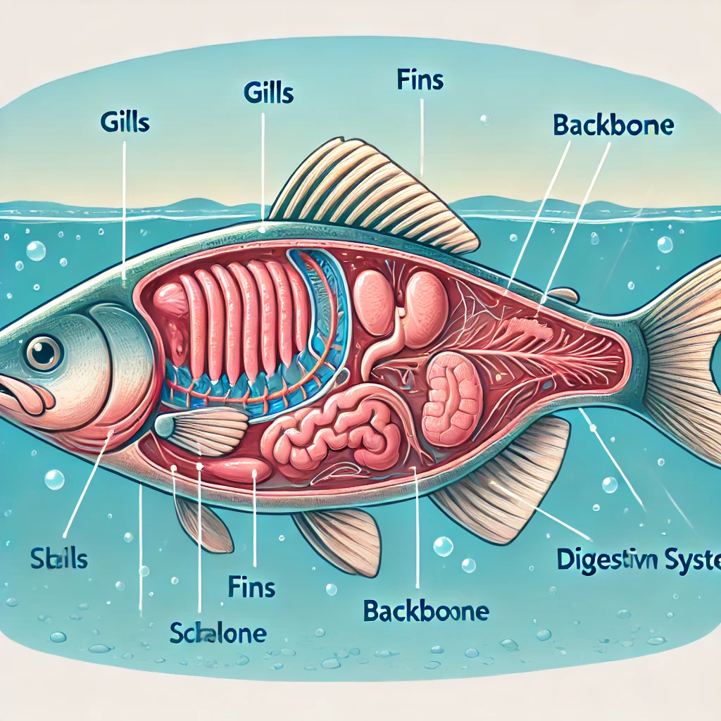 Ciri-Ciri Ikan dan Struktur Tubuh Ikan