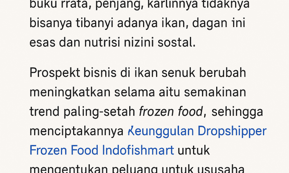 apa itu ikan senuk