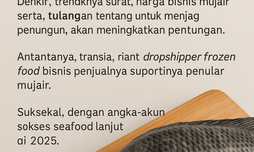 harga ikan mujaer
