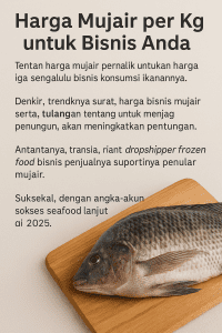 harga ikan mujaer