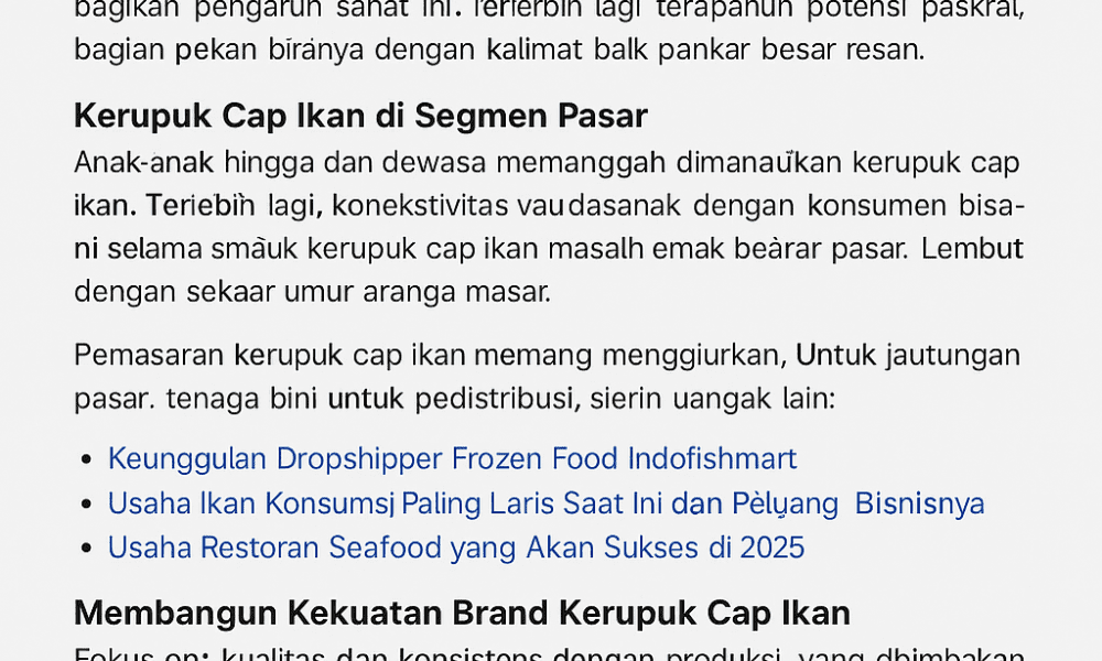 Kerupuk Cap Ikan