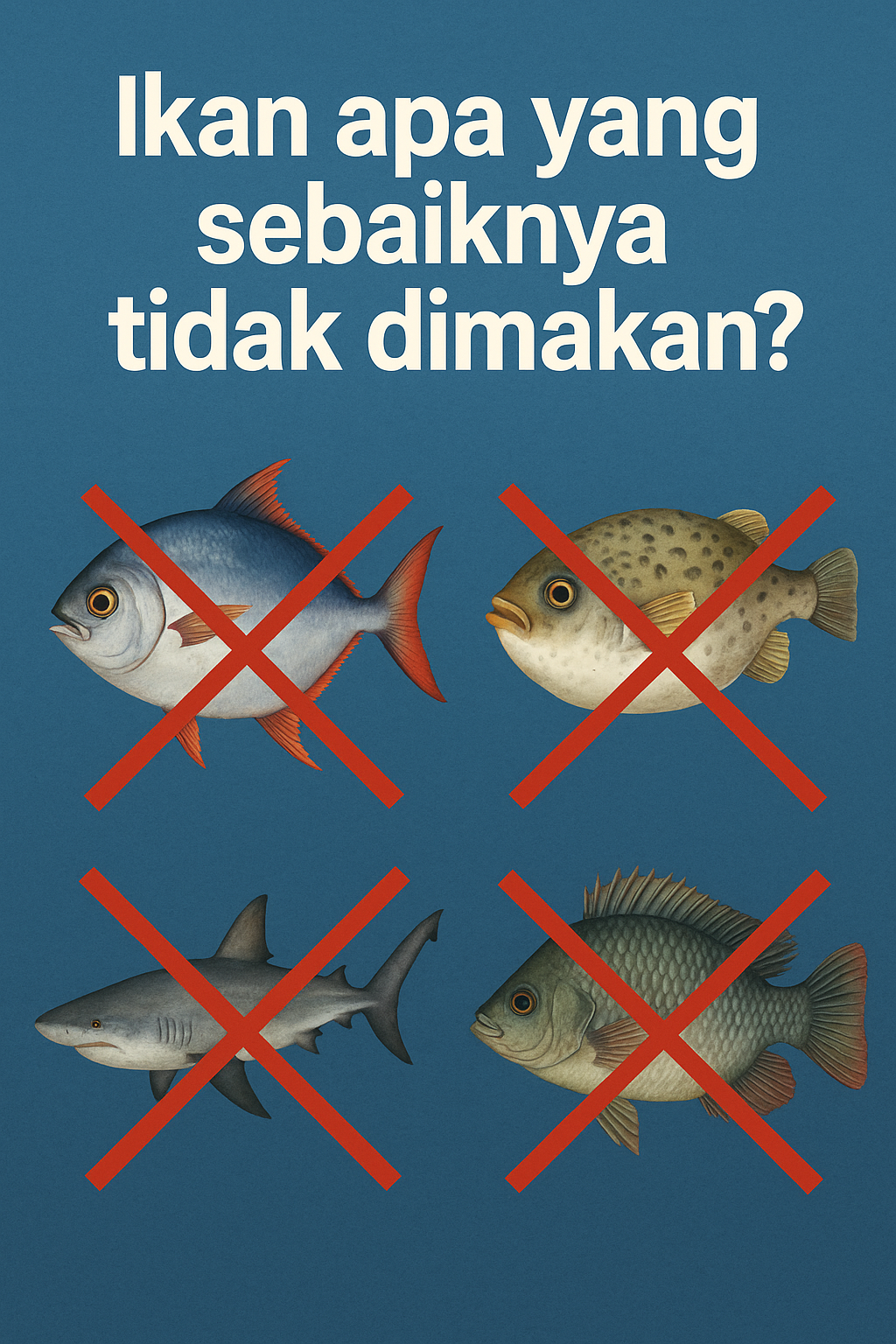 ikan apa yang sebaiknya tidak dimakan