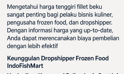 Harga Tenggiri Fillet Beku