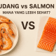 udang vs salmon
