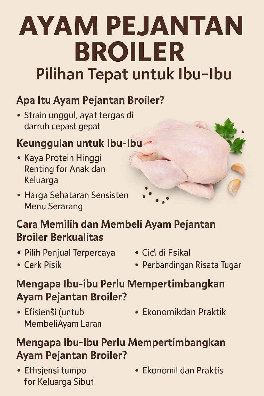 Ayam Pejantan Broiler