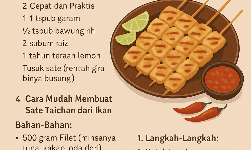 Sate Taichan Ikan