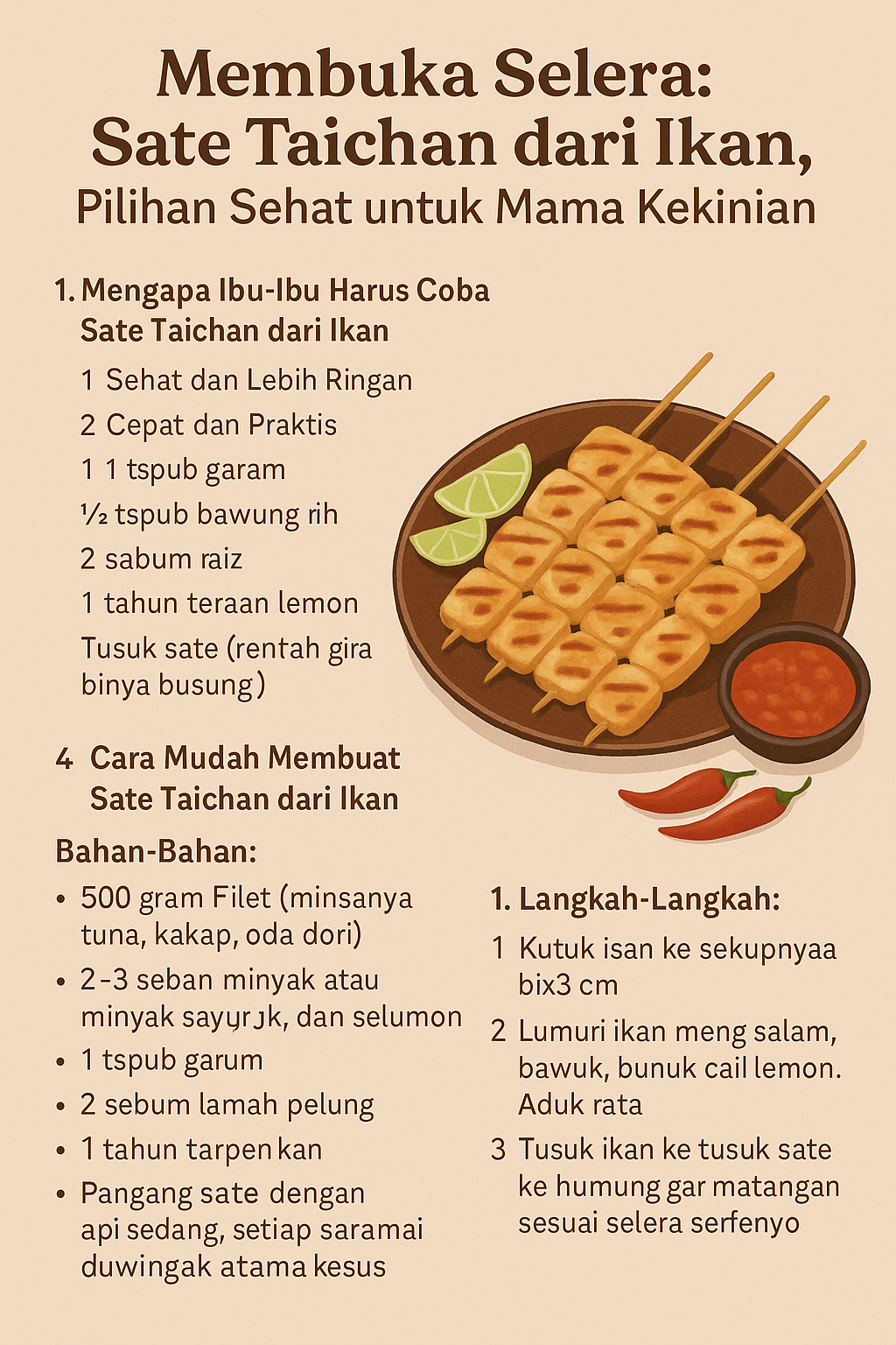 Sate Taichan Ikan
