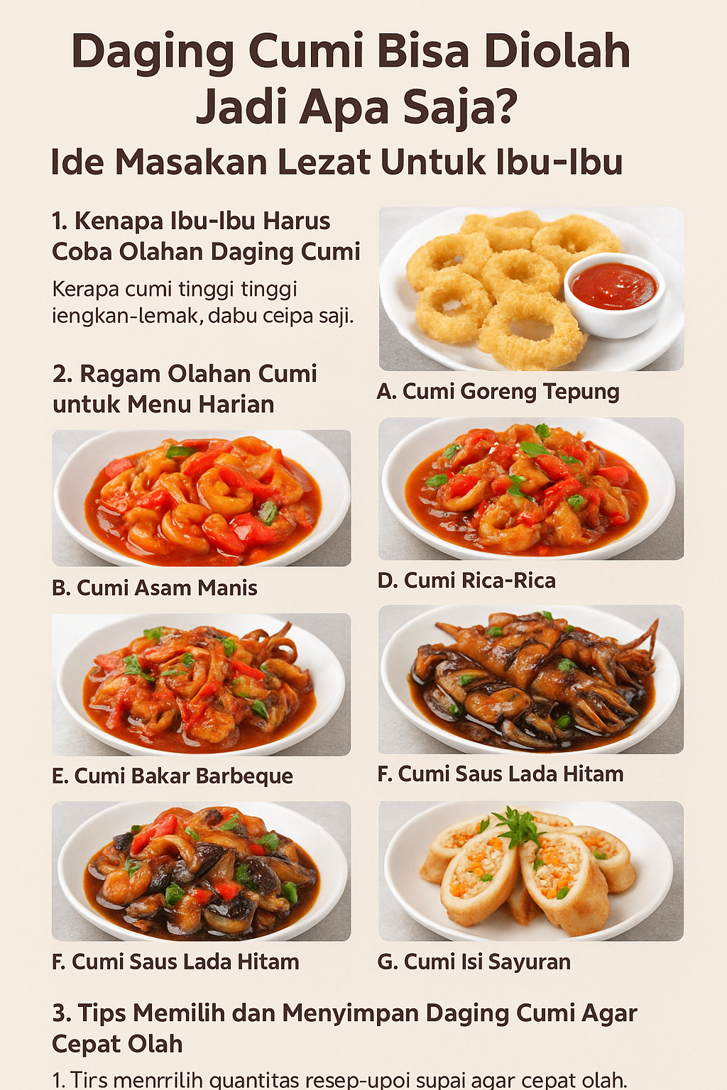 Daging Cumi