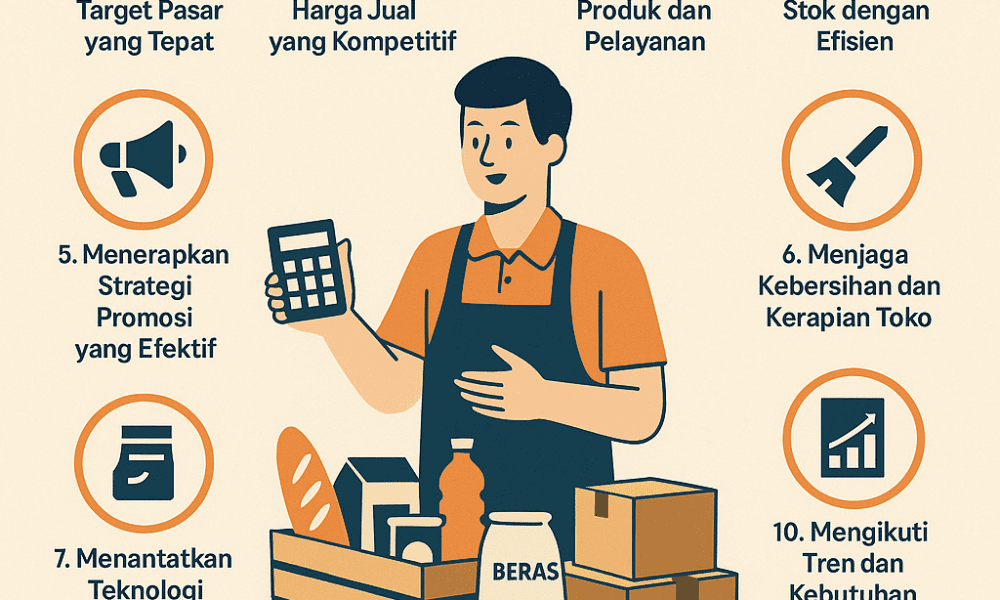 Cara Mengambil Keuntungan Jual Sembako