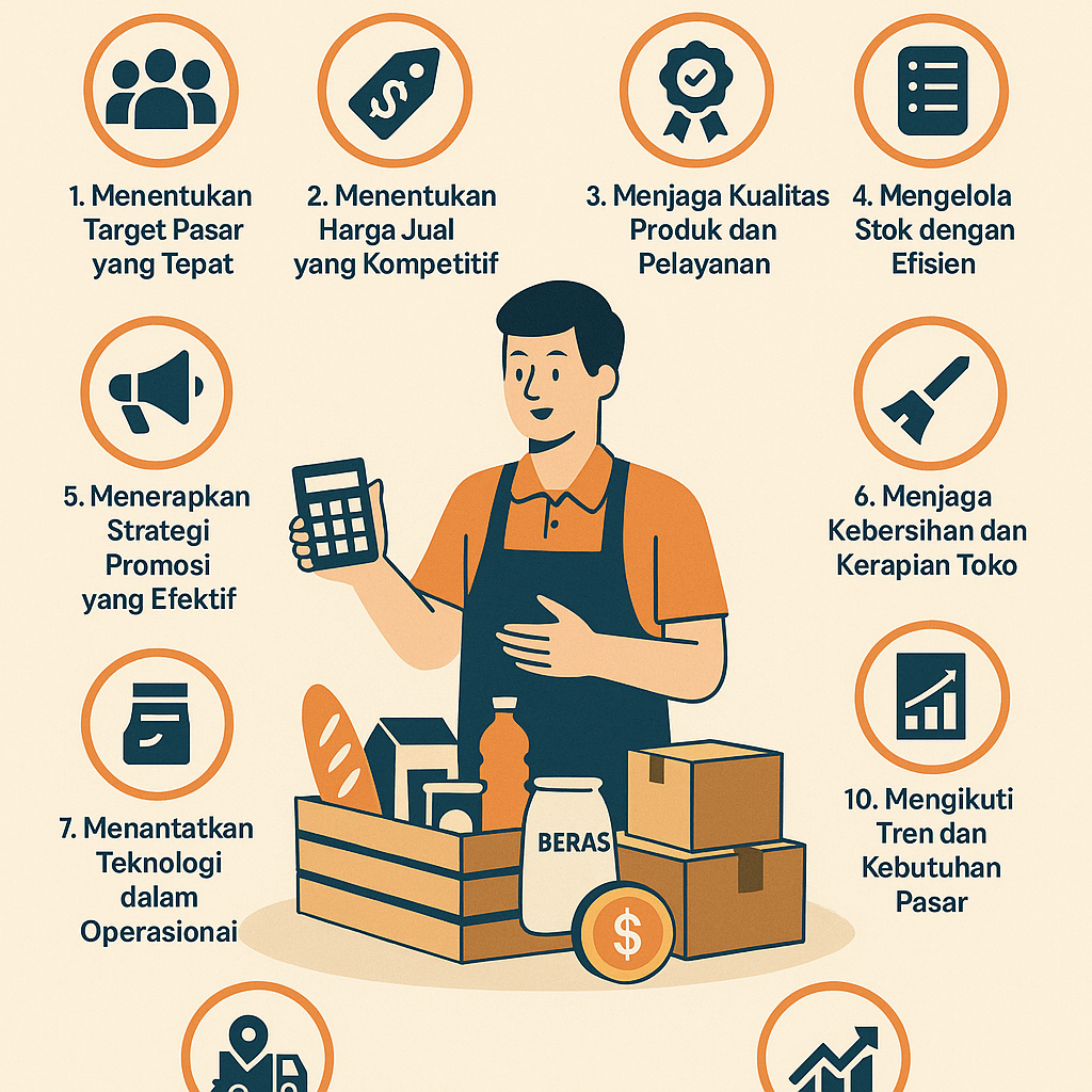 Cara Mengambil Keuntungan Jual Sembako