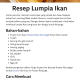 Resep Lumpia Ikan