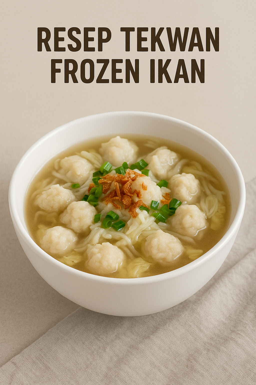 resep tekwan ikan frozen