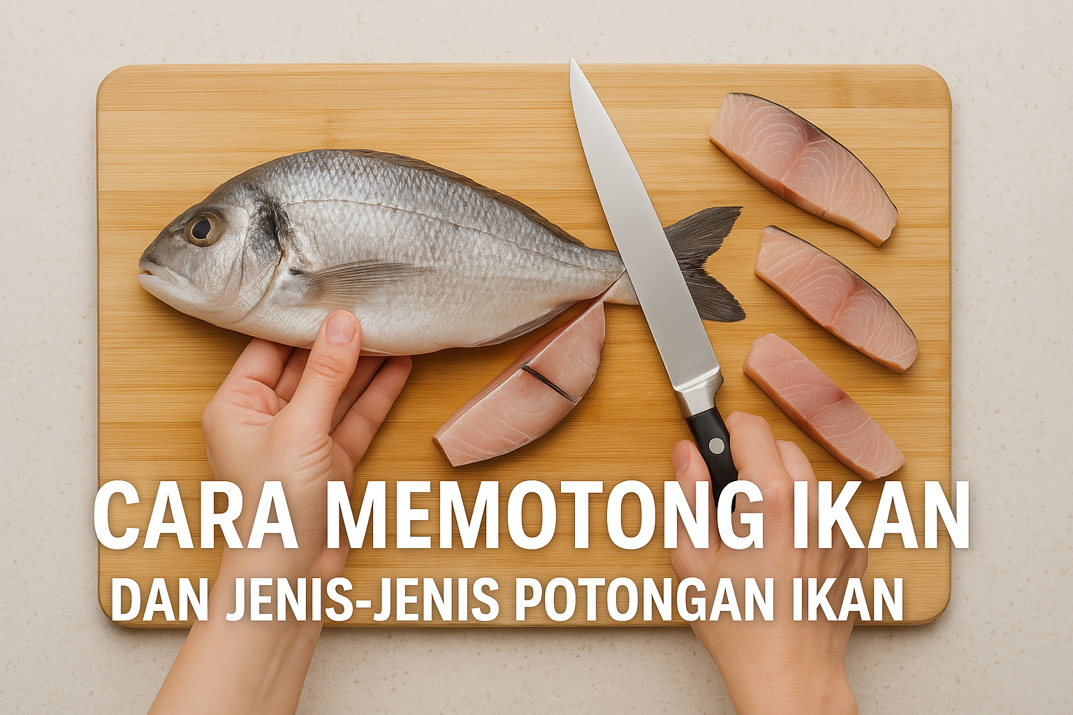 cara memotong ikan