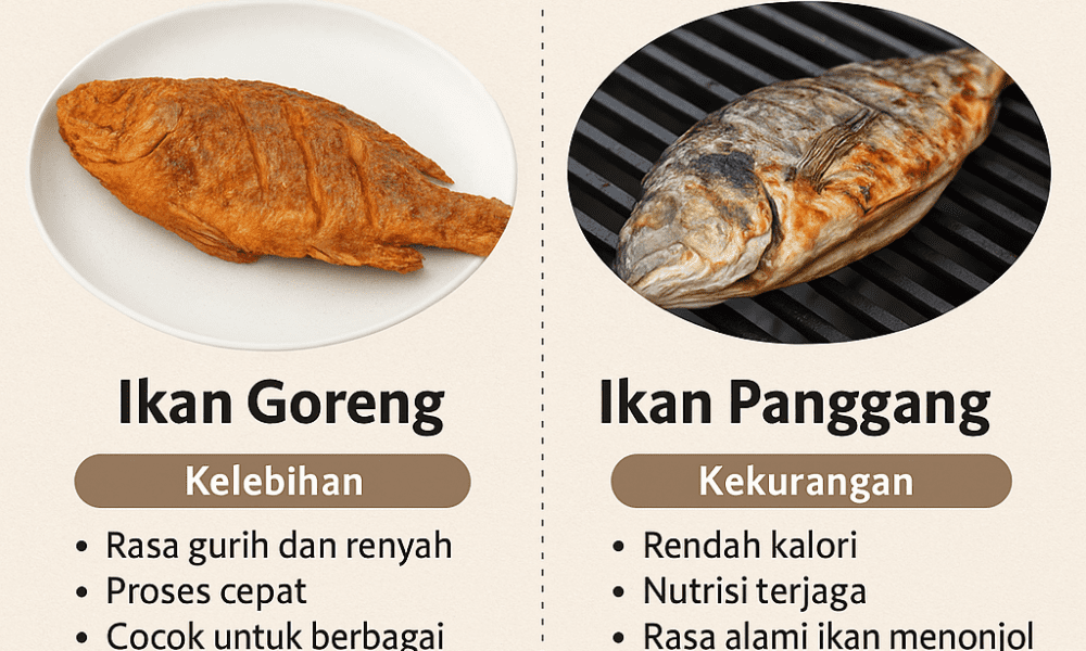 Apakah Lebih Baik Ikan Digoreng atau Dipanggang