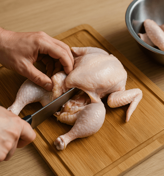 Cara Potong Ayam yang Benar